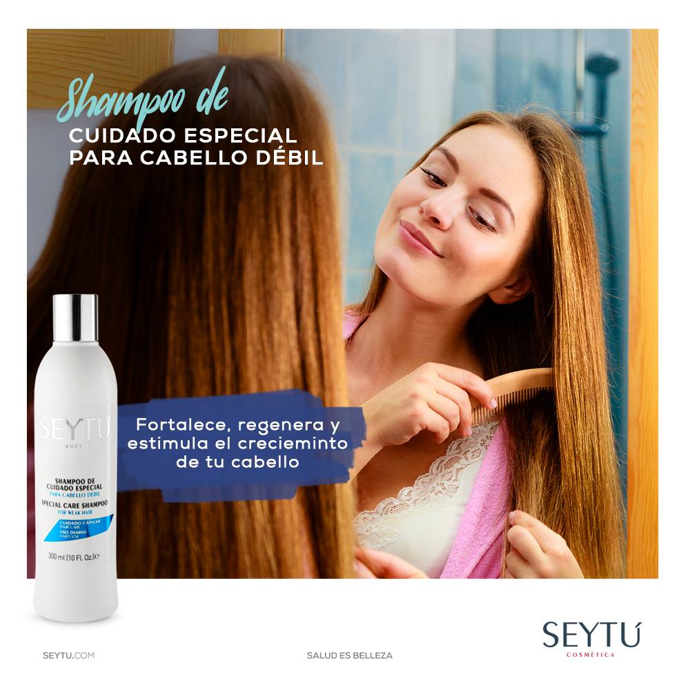 SHAMPOO DE CUIDADO ESPECIAL PARA CABELLO DÉBIL