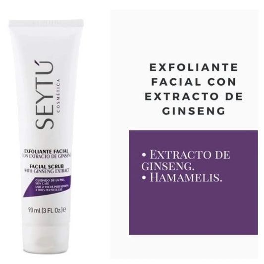 EXFOLIANTE FACIAL CON EXTRACTO DE GINSENG