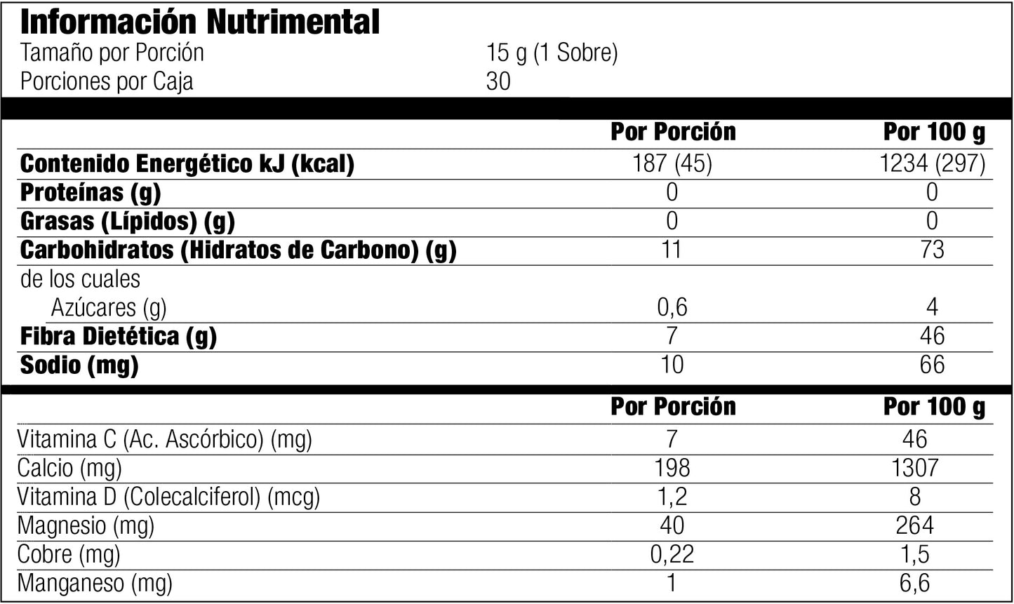 FIBER N´PLUS- Fibra para el sistema digestivo